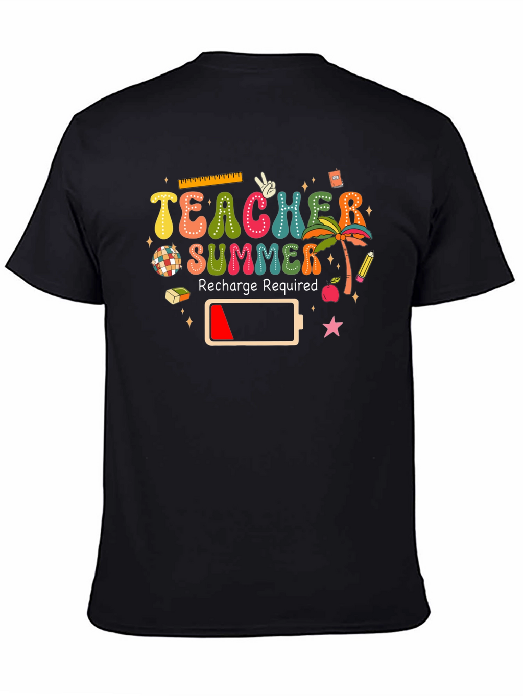 Teacher Summer Recharge T-Shirt