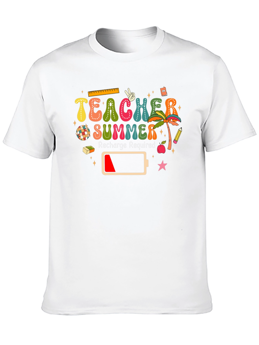 Teacher Summer Recharge T-Shirt