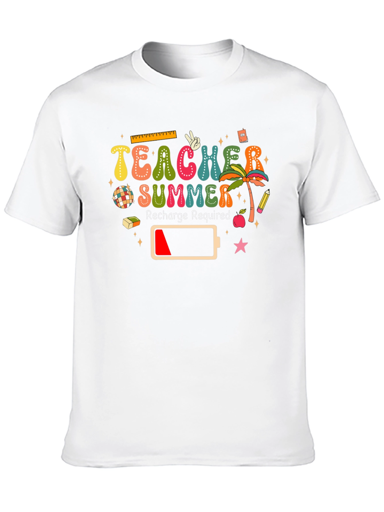 Teacher Summer Recharge T-Shirt