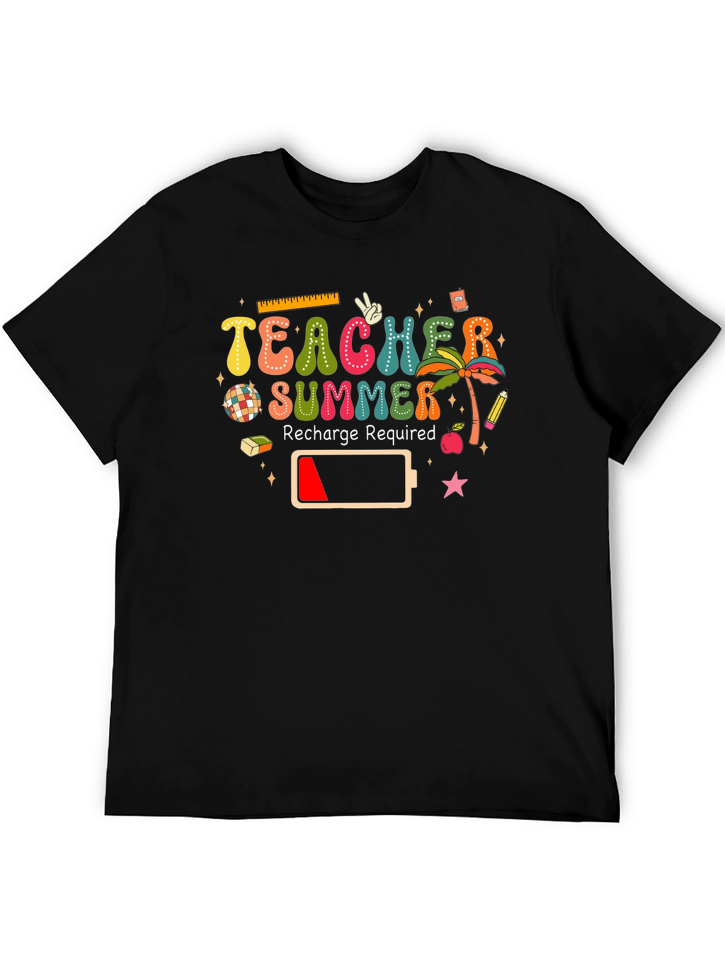 Teacher Summer Recharge T-Shirt