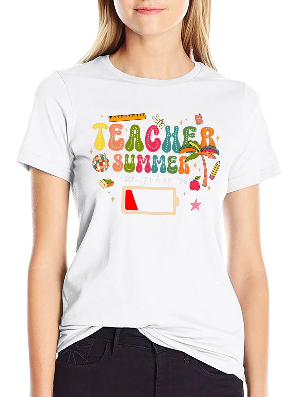 Teacher Summer Recharge T-Shirt