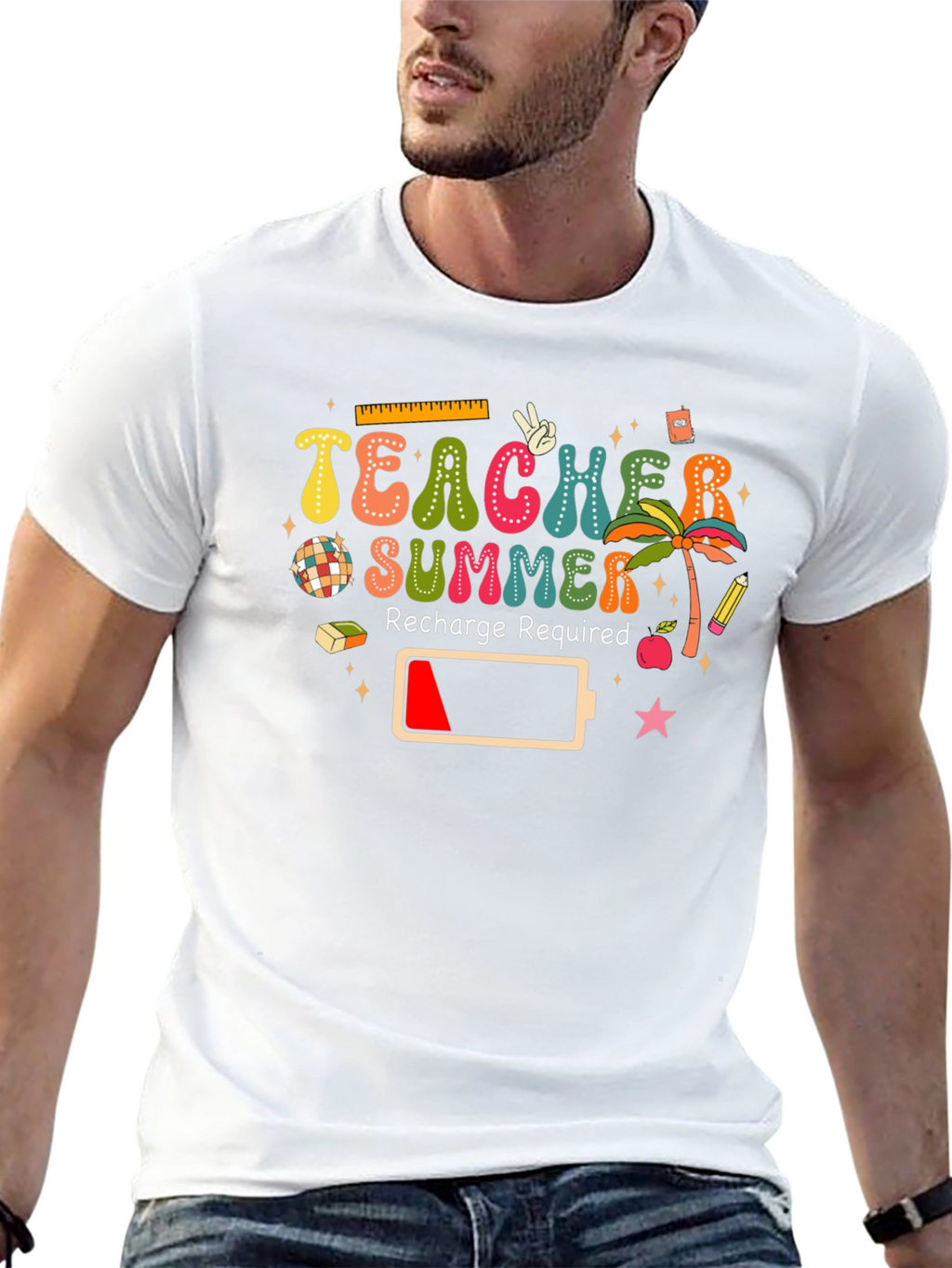 Teacher Summer Recharge T-Shirt