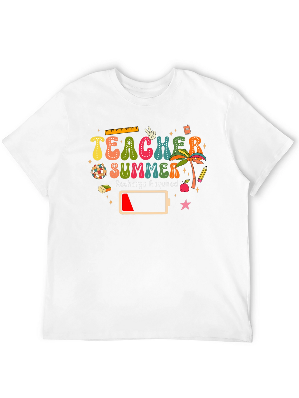 Teacher Summer Recharge T-Shirt