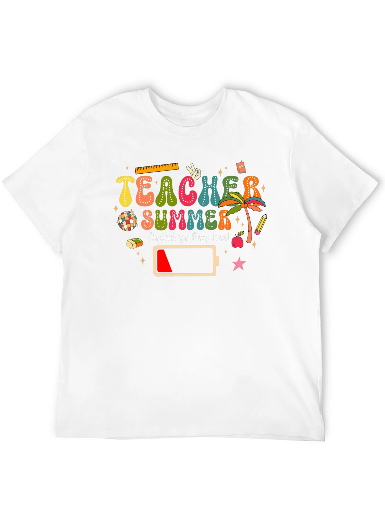 Teacher Summer Recharge T-Shirt