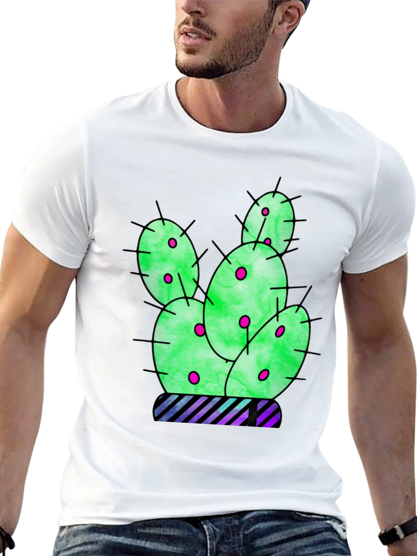 Cactus Graphic Tee - Desert Style