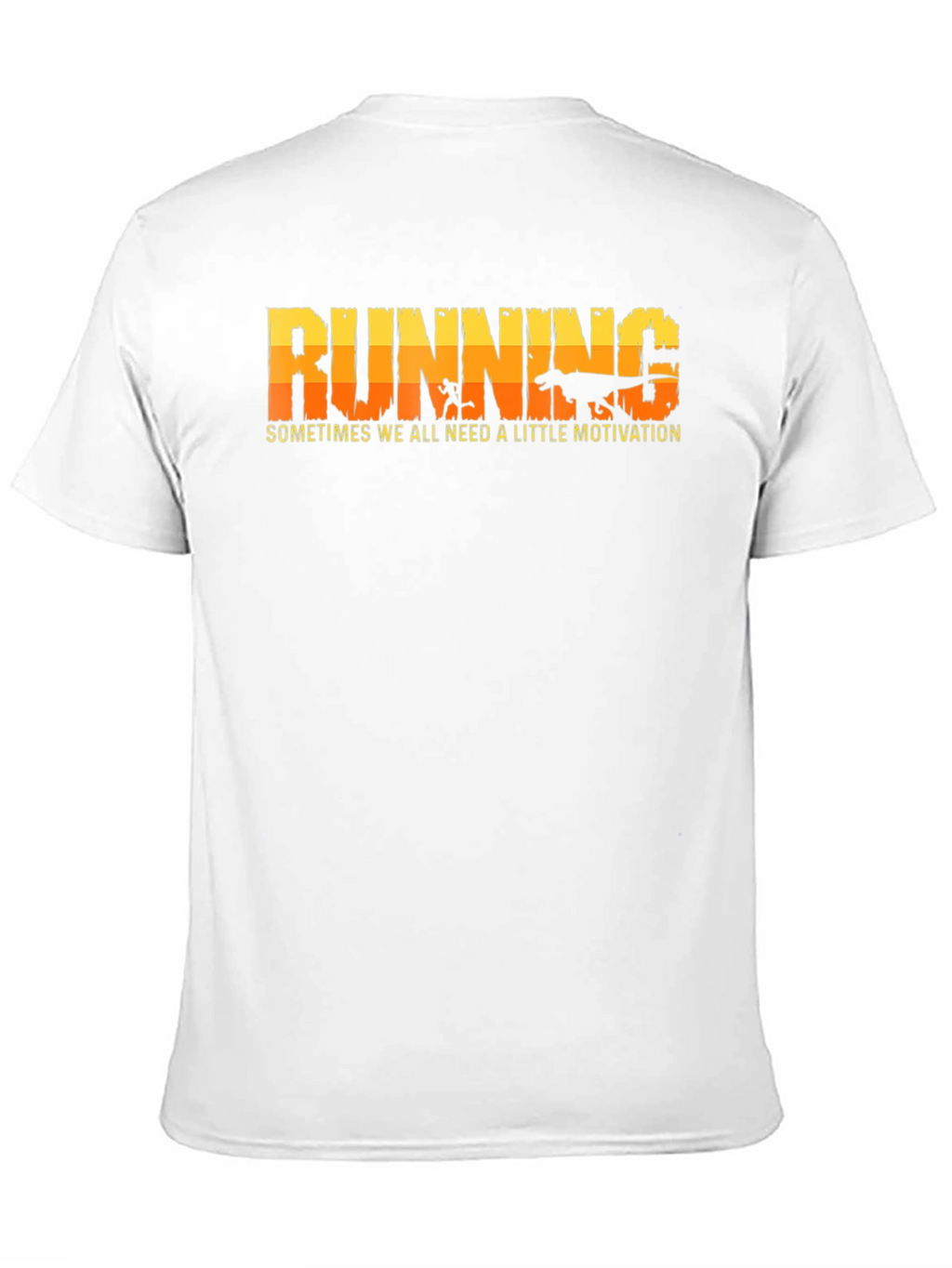 Running Motivation T-Shirt: Dinosaur Chase