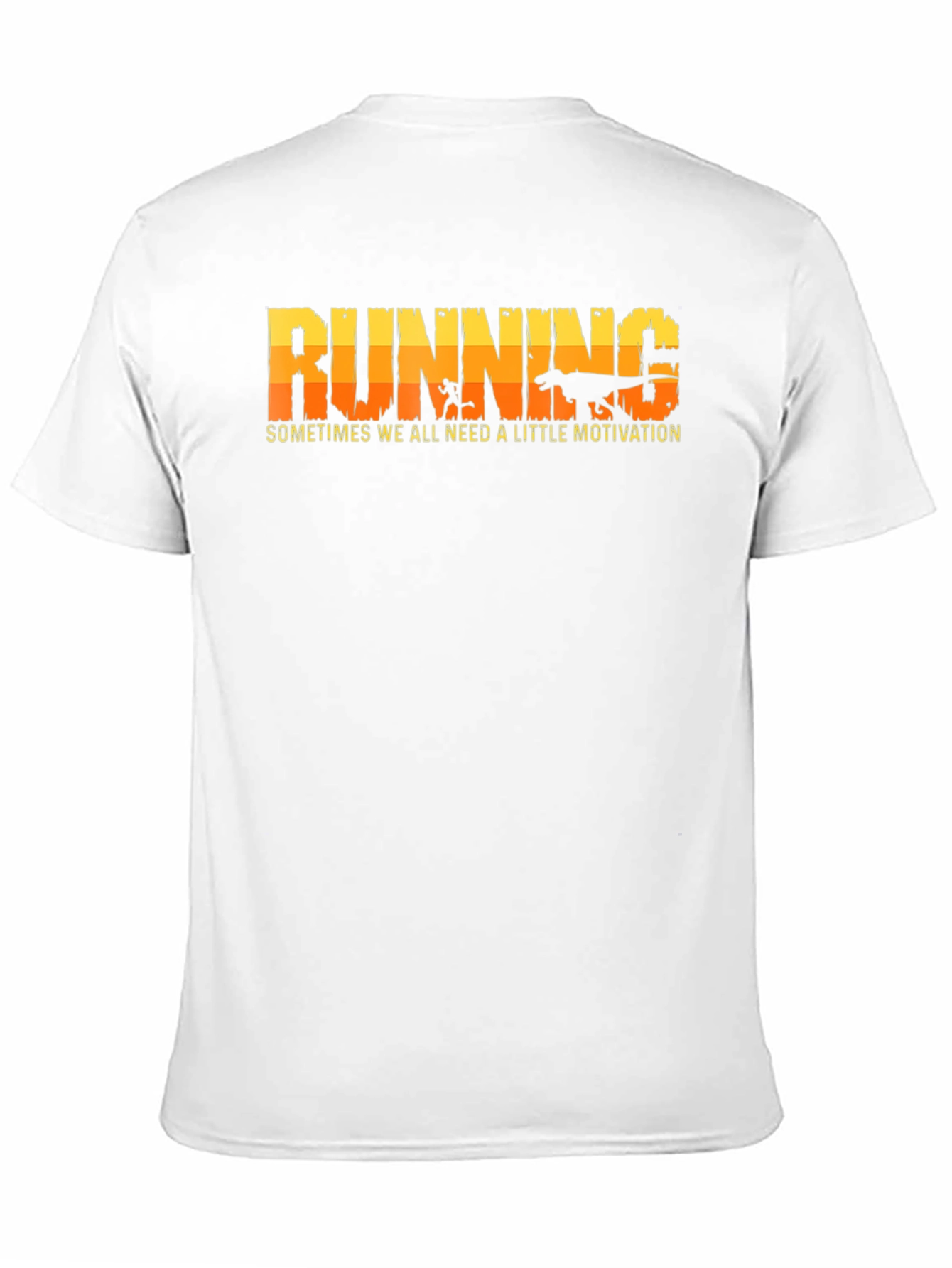 Running Motivation T-Shirt: Dinosaur Chase