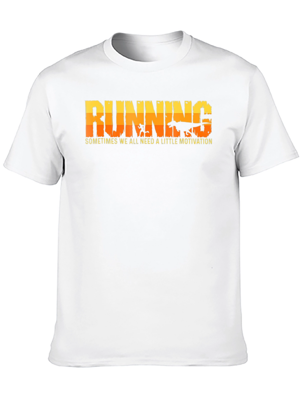 Running Motivation T-Shirt: Dinosaur Chase
