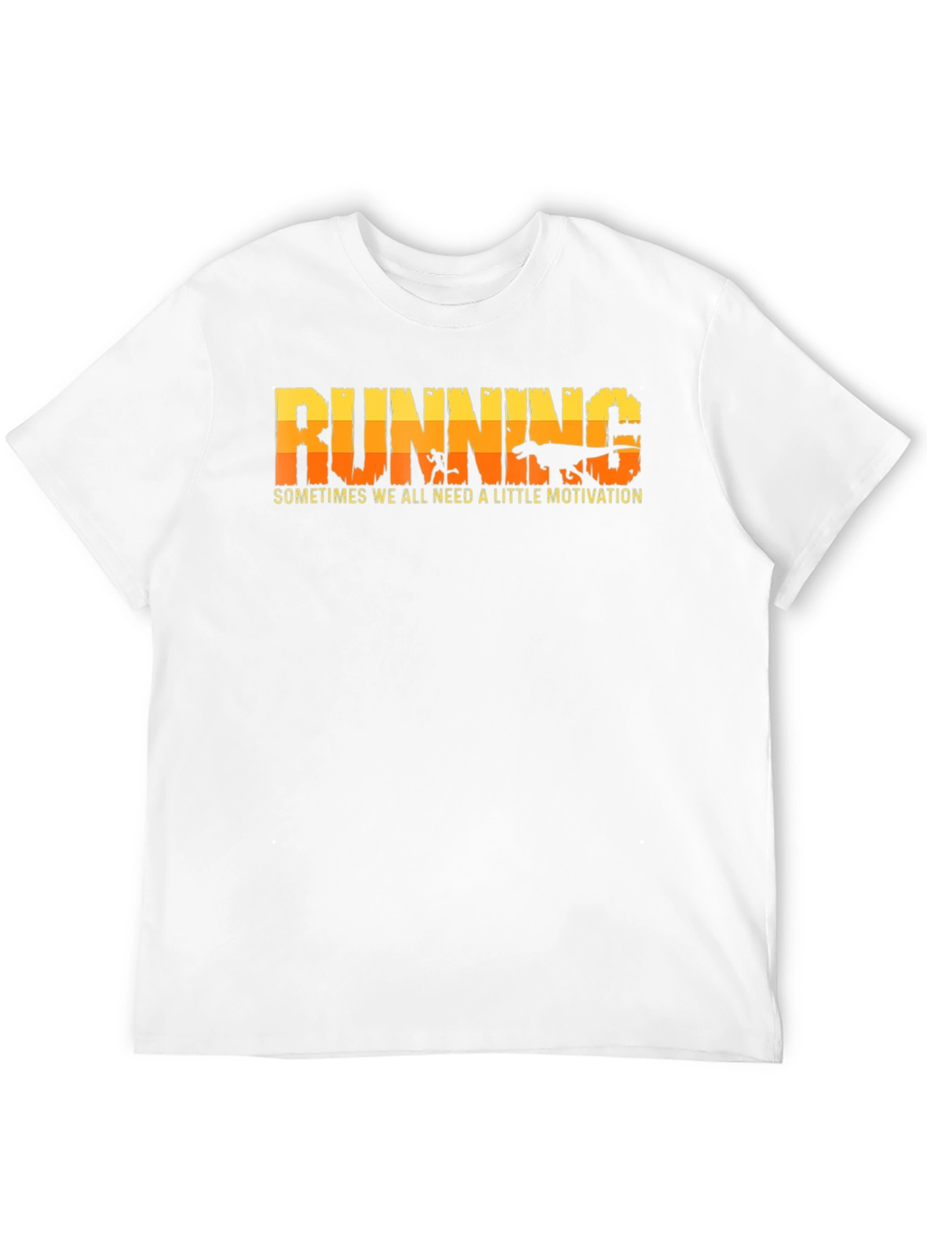 Running Motivation T-Shirt: Dinosaur Chase