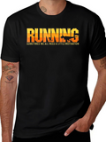 Running Motivation T-Shirt: Dinosaur Chase