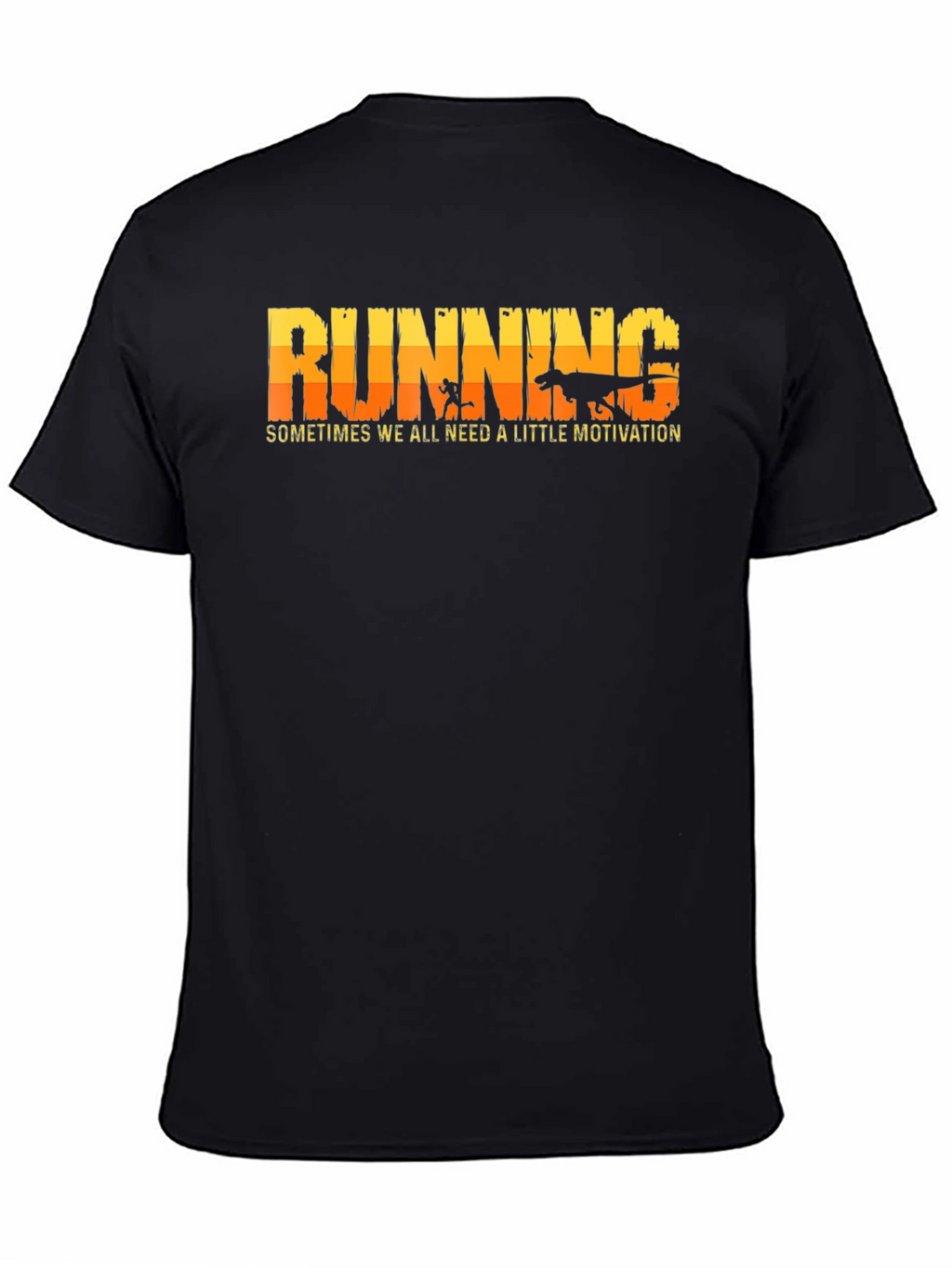 Running Motivation T-Shirt: Dinosaur Chase