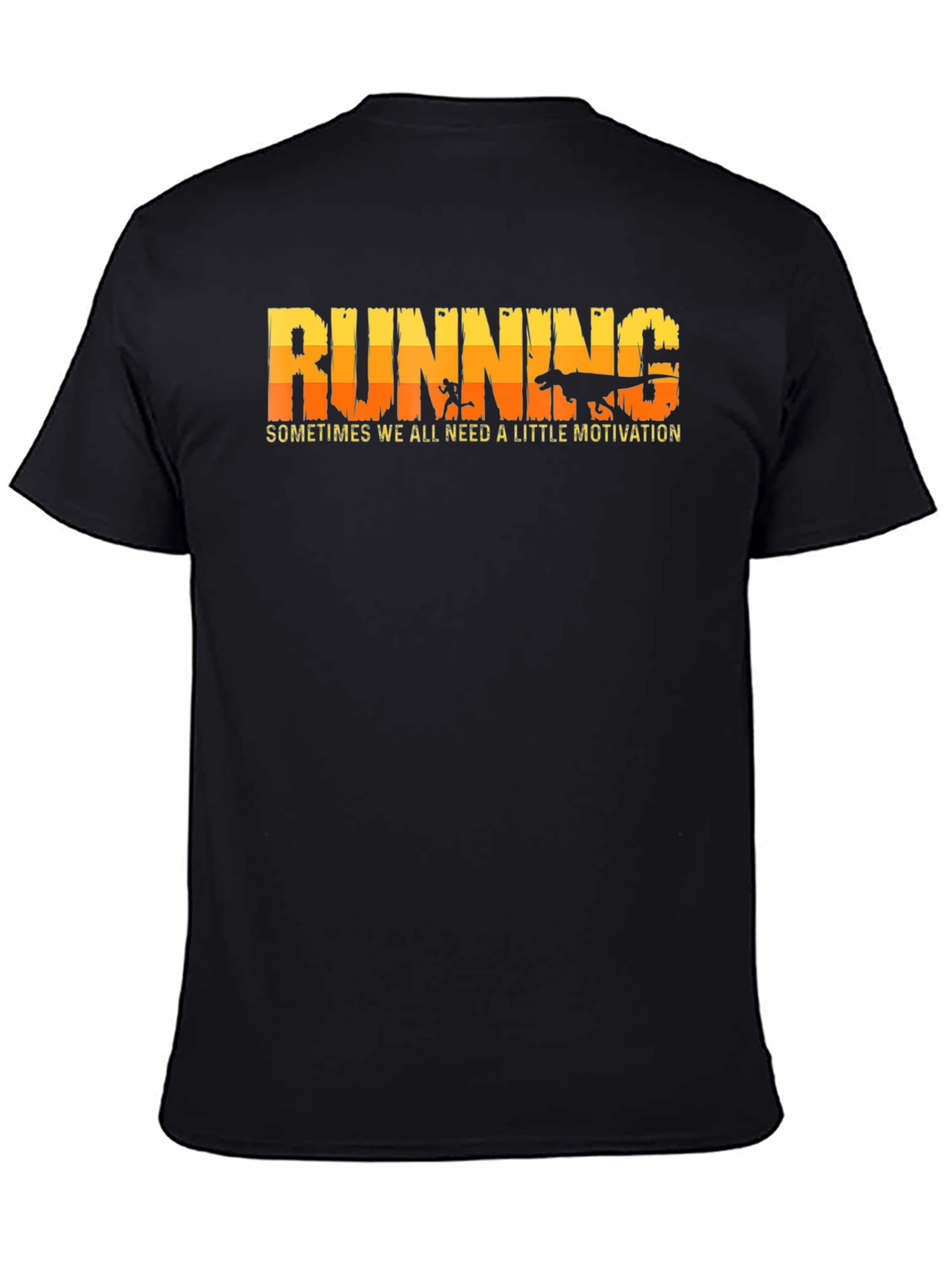 Running Motivation T-Shirt: Dinosaur Chase