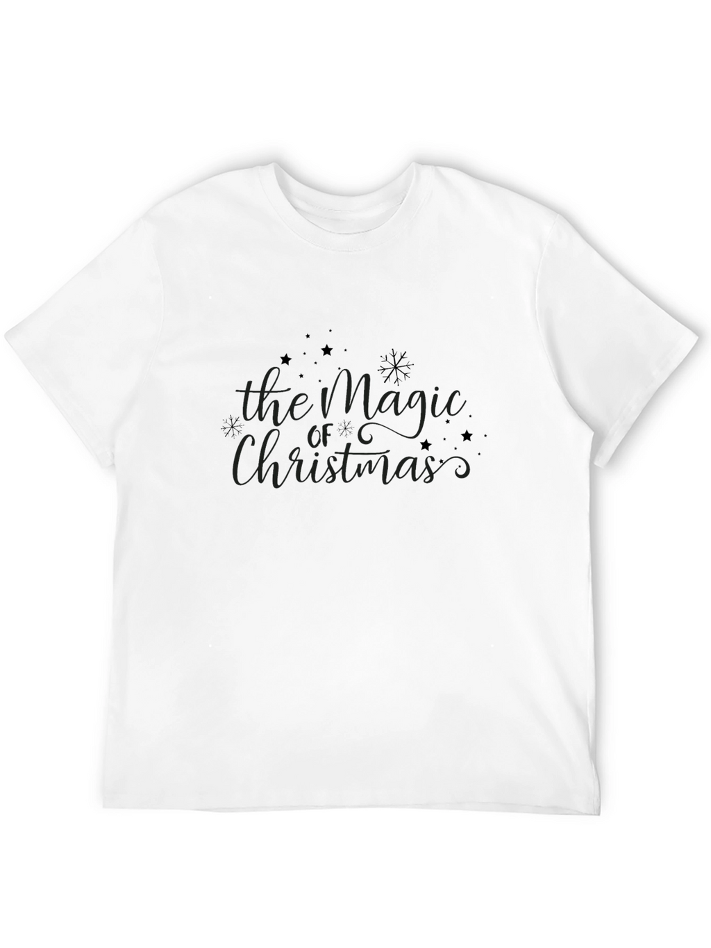 Magic of Christmas Black T-Shirt