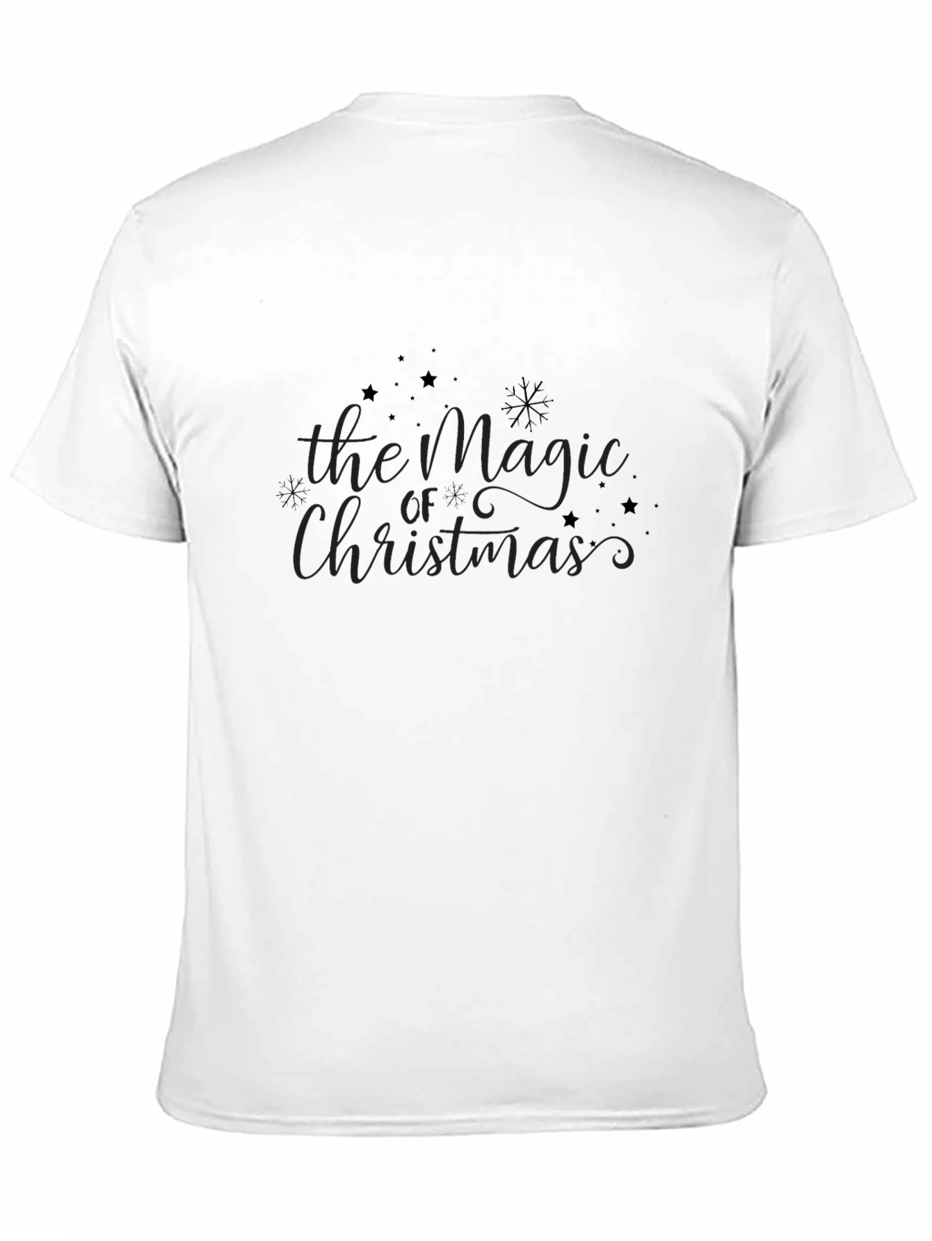 Magic of Christmas Black T-Shirt