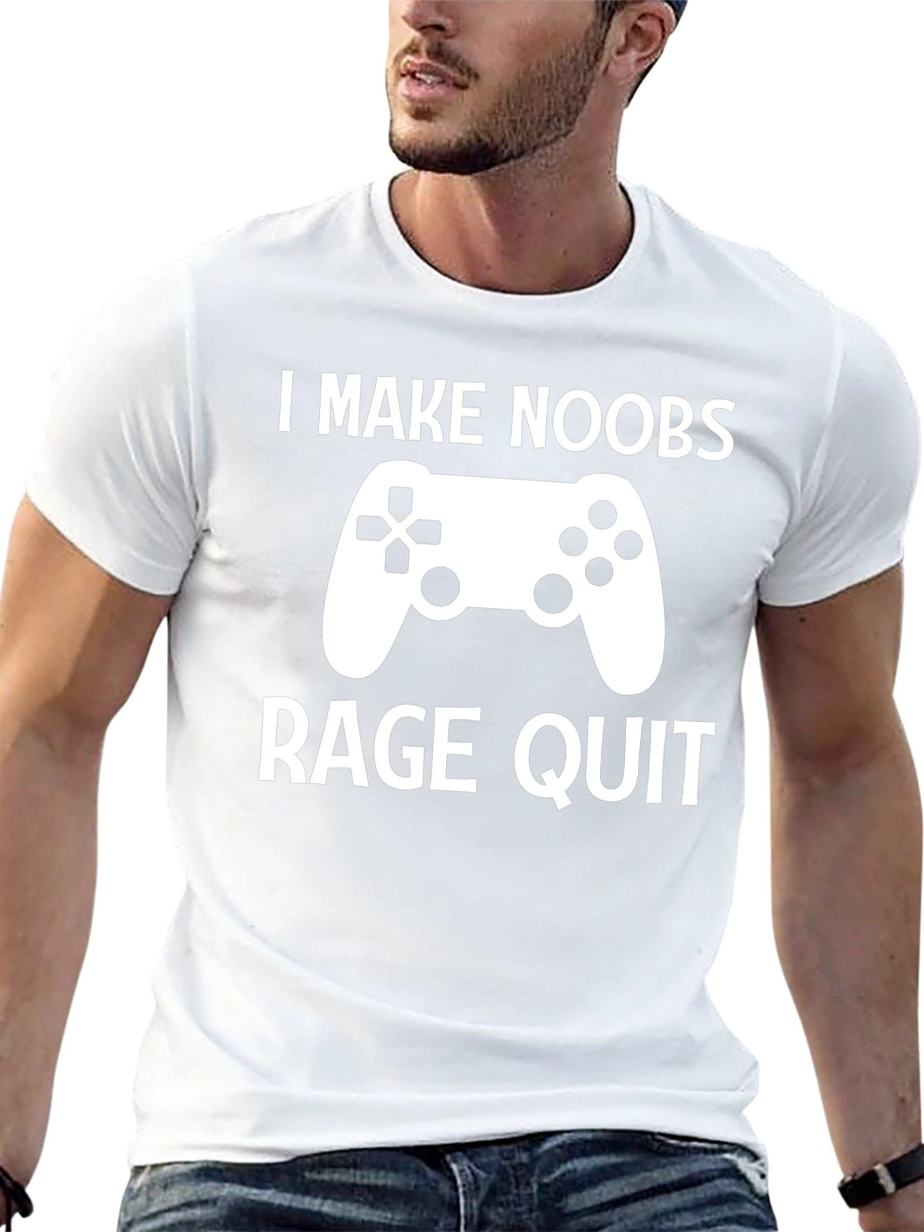 I Make Noobs Rage Quit Gamer T-Shirt