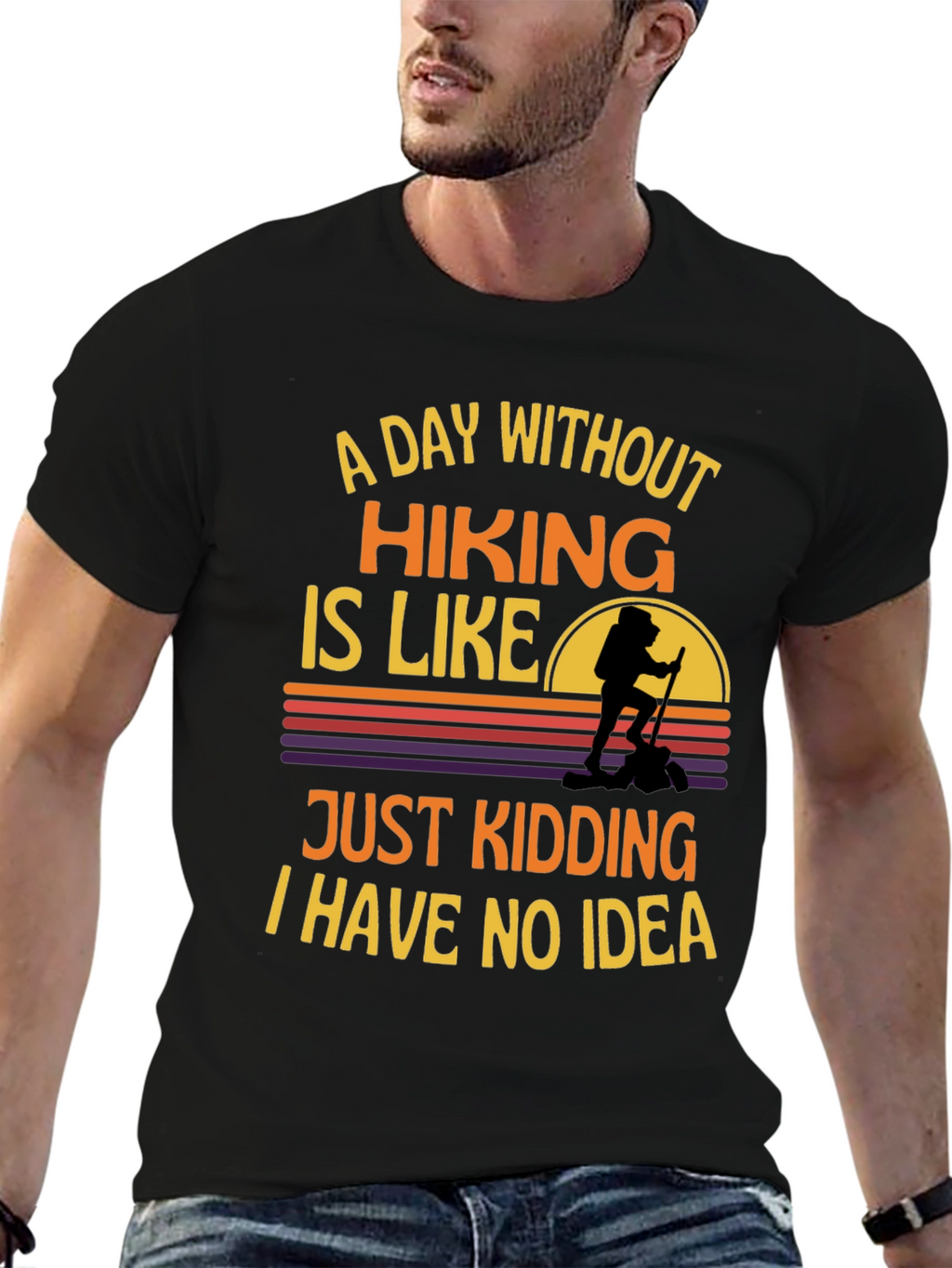 Hiking Graphic T-Shirt - Funny Adventure Tee