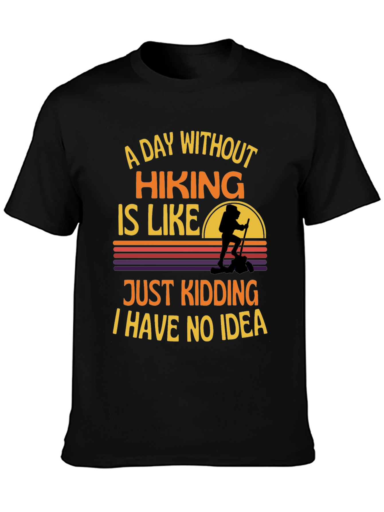 Hiking Graphic T-Shirt - Funny Adventure Tee