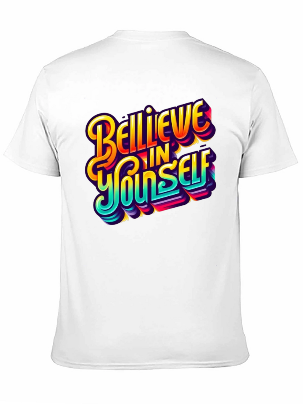 Believe In Yourself Graphic Tee - Black