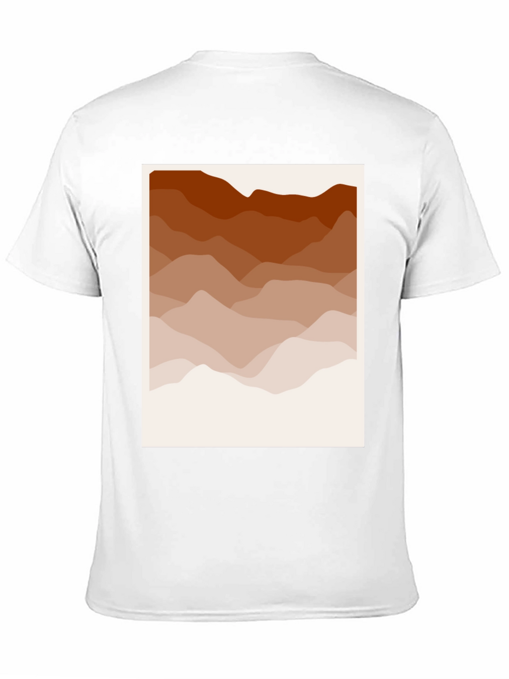 Abstract Mountain Range Graphic Tee