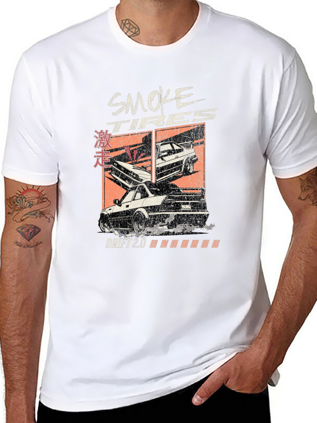 Smoke Tires Drift 2.0 Graphic Tee