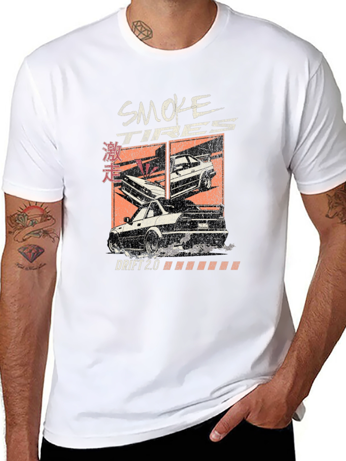 Smoke Tires Drift 2.0 Graphic Tee