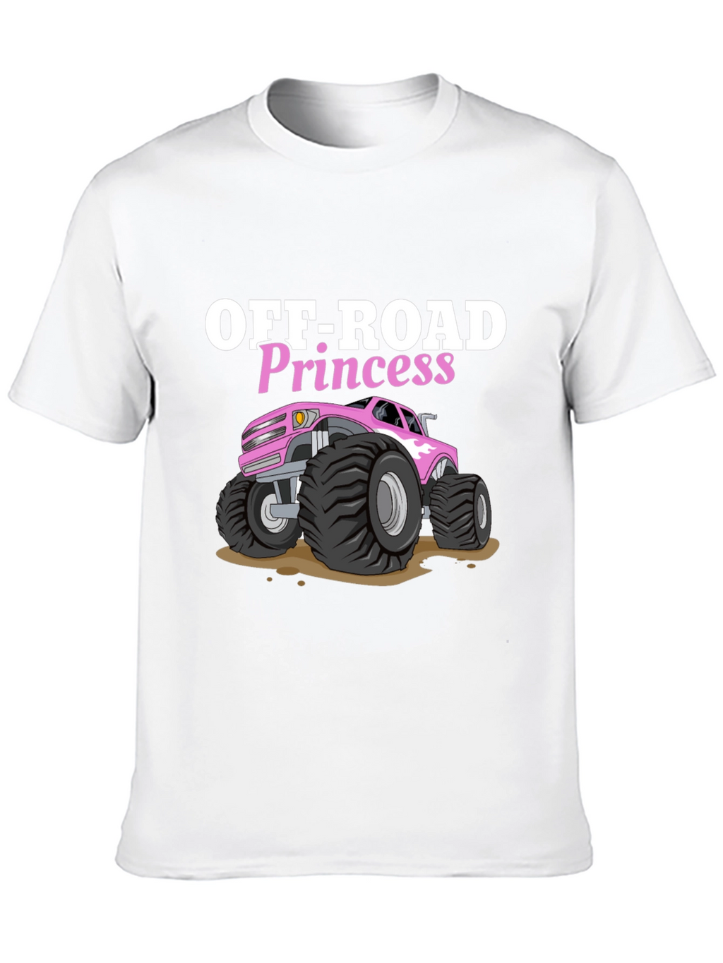 Off-Road Princess Monster Truck T-Shirt