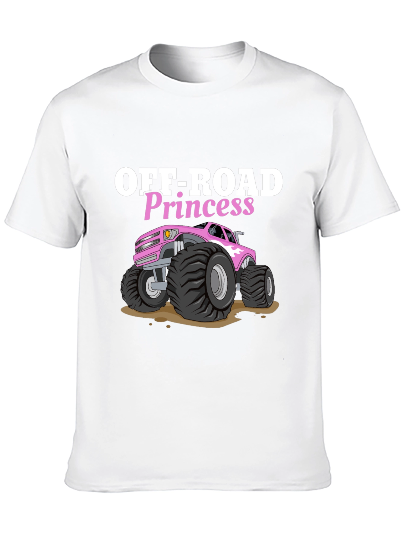 Off-Road Princess Monster Truck T-Shirt