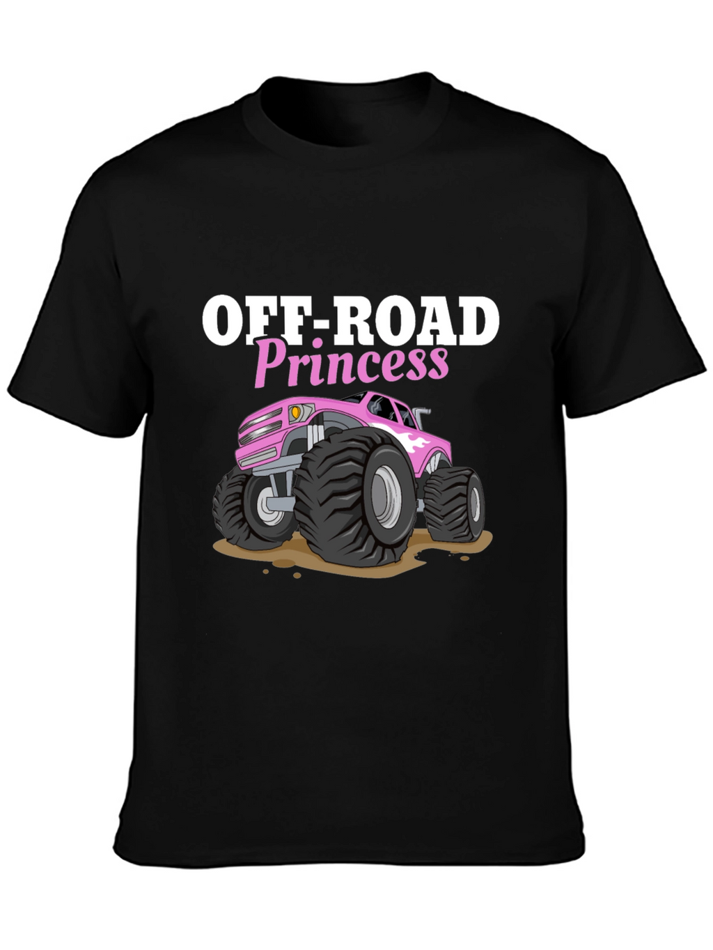Off-Road Princess Monster Truck T-Shirt