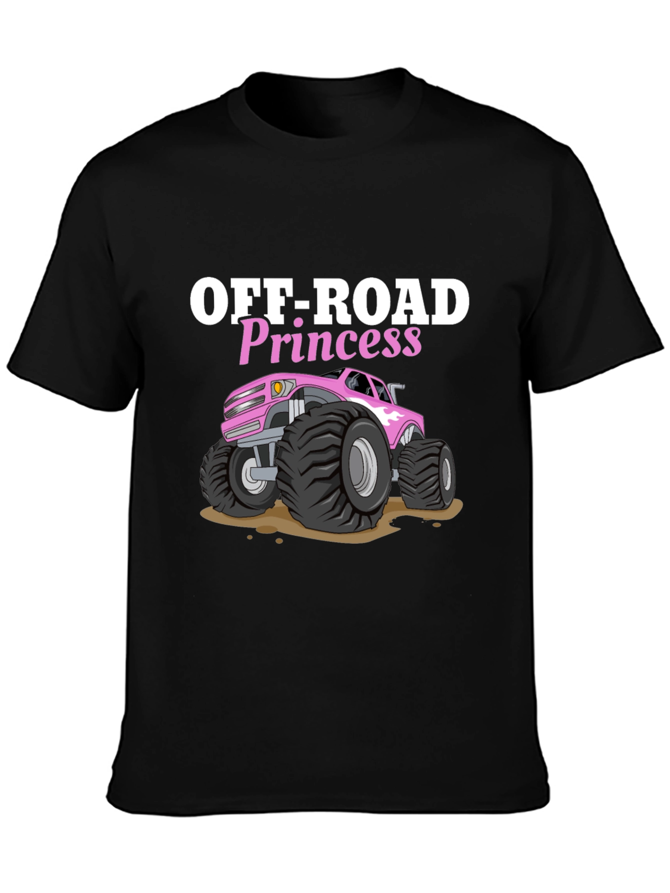 Off-Road Princess Monster Truck T-Shirt