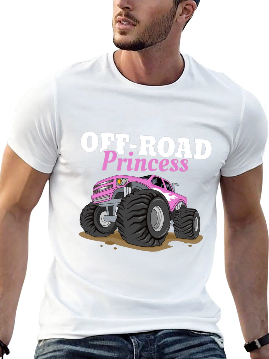 Off-Road Princess Monster Truck T-Shirt