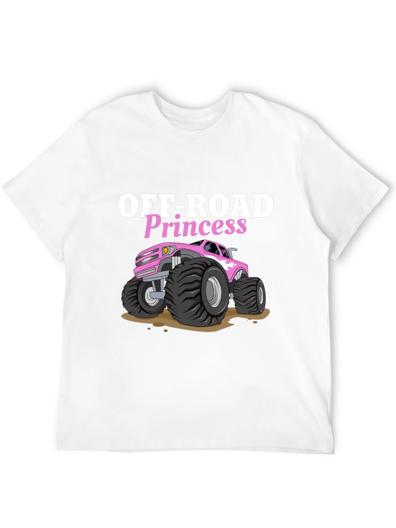 Off-Road Princess Monster Truck T-Shirt