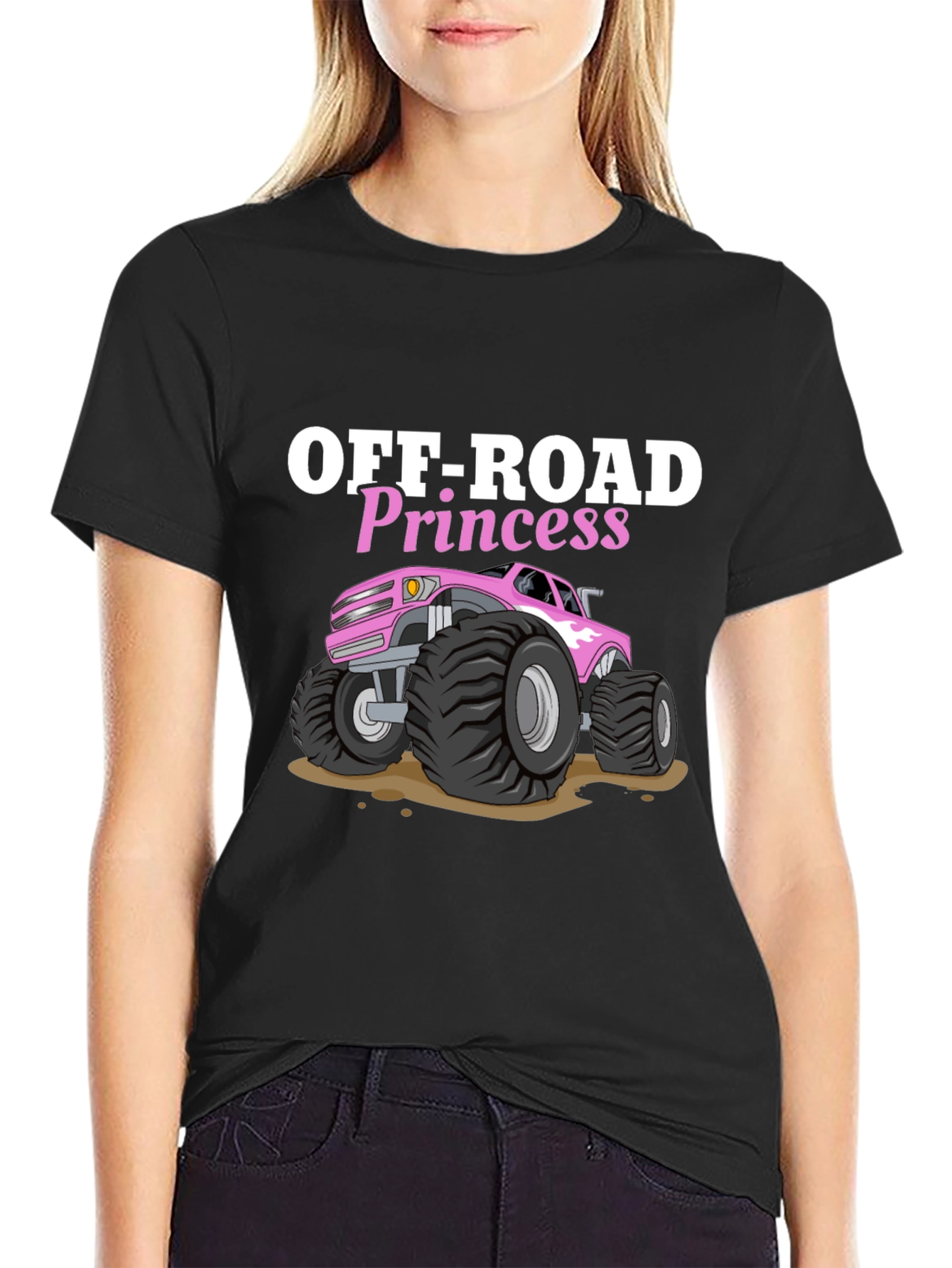 Off-Road Princess Monster Truck T-Shirt