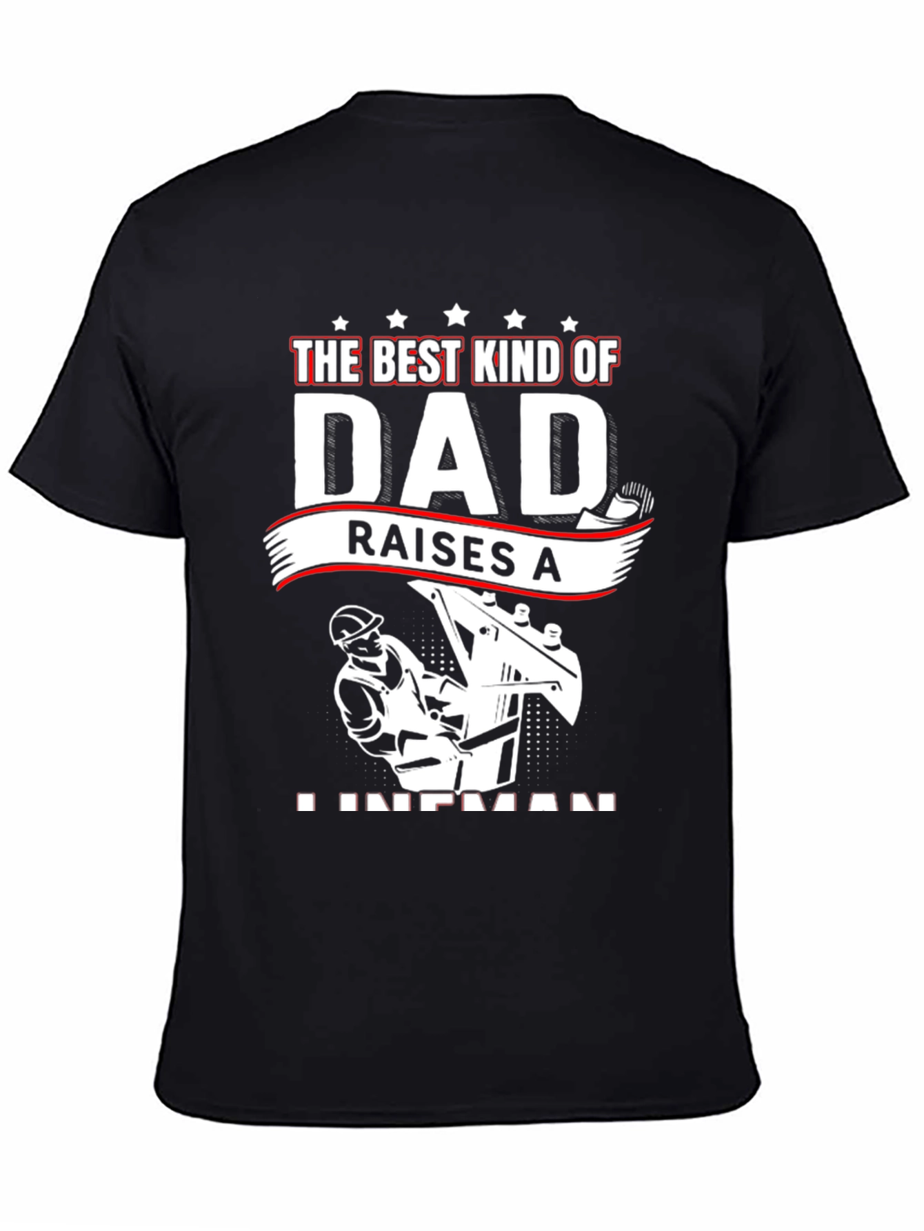 Best Dad Lineman T-Shirt