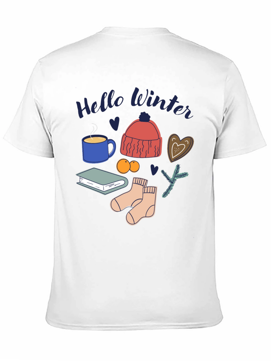 Hello Winter T-Shirt: Cozy Season Design