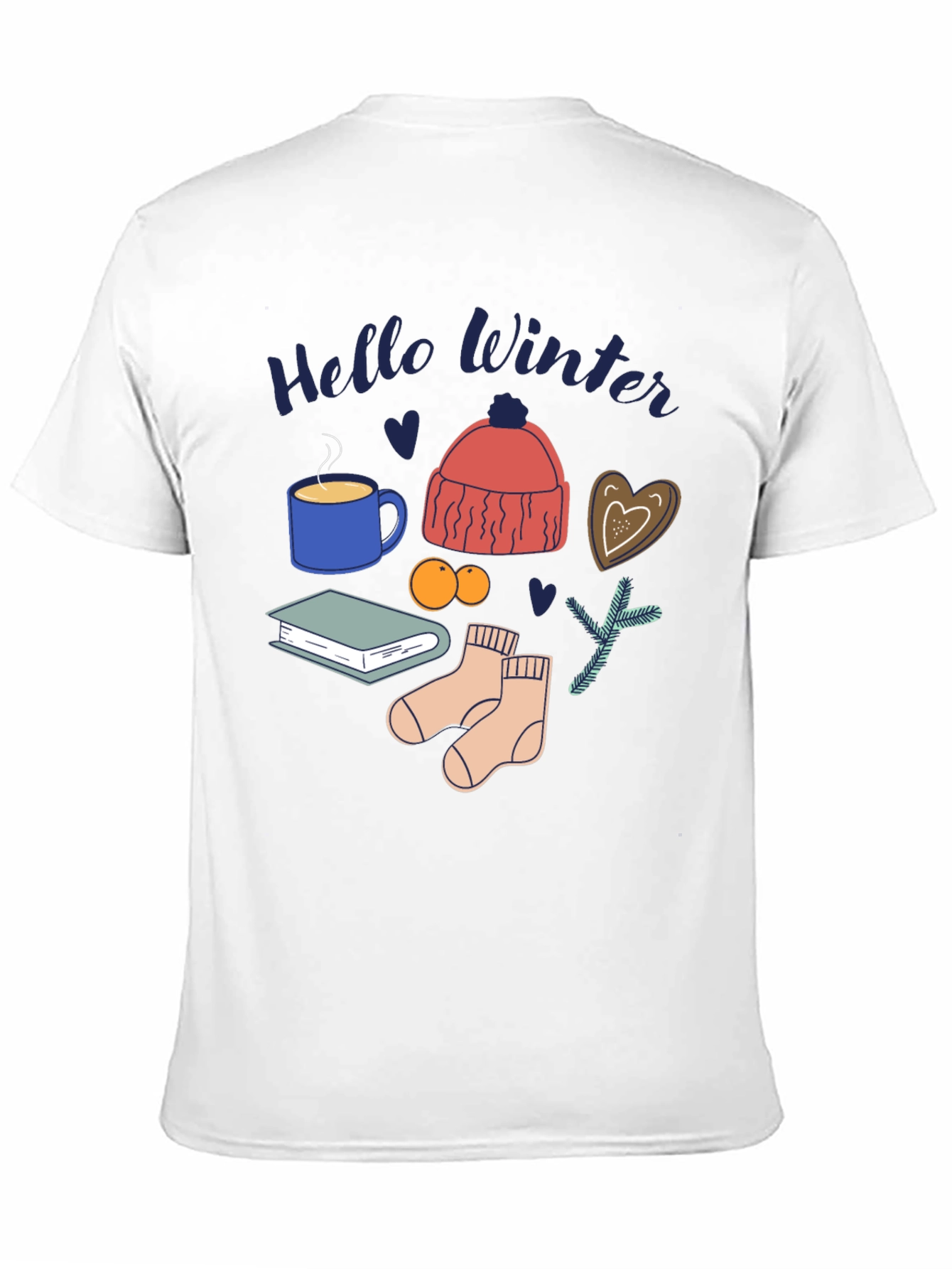 Hello Winter T-Shirt: Cozy Season Design