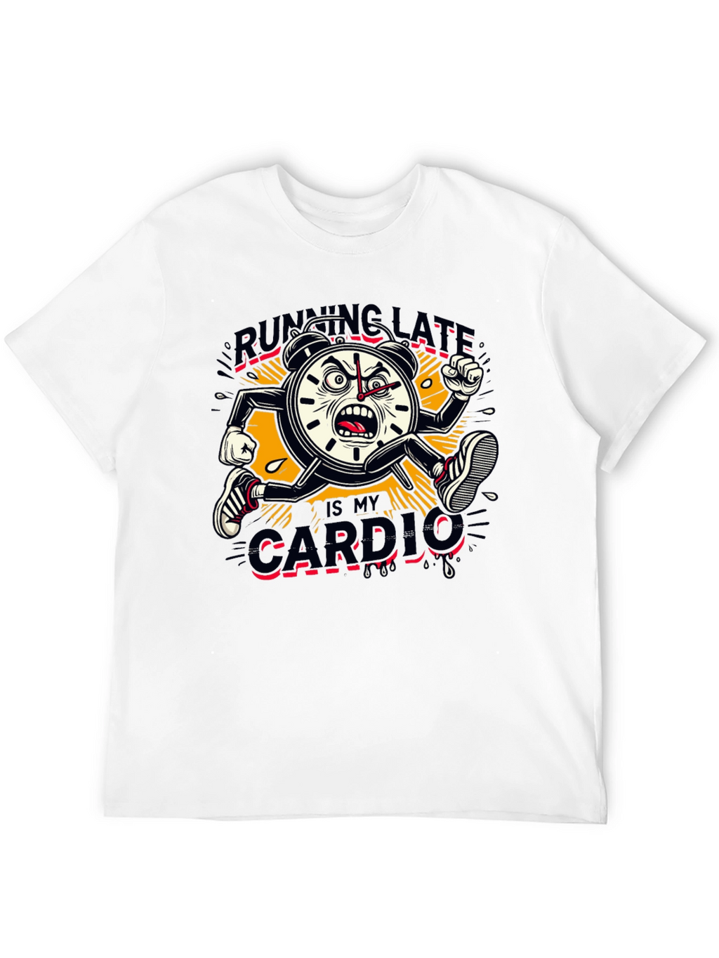 Running Late Cardio Graphic Tee