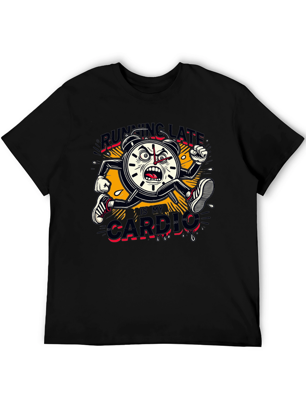 Running Late Cardio Graphic Tee