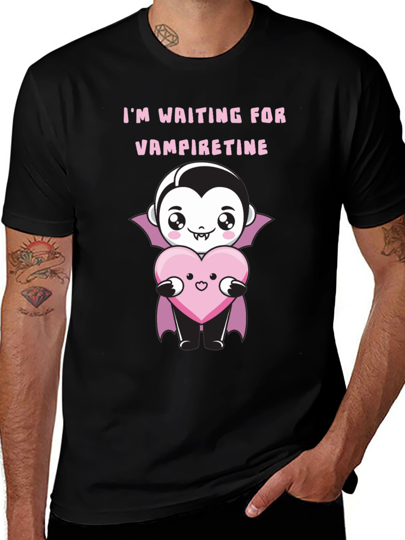 Vampire Valentine T-Shirt - Waiting for Vampiretine