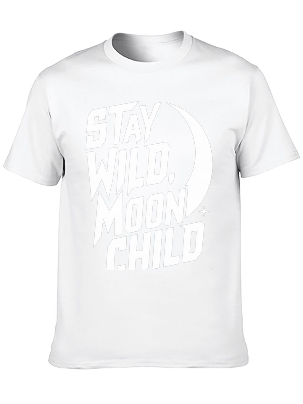 Stay Wild Moon Child Graphic Tee - Black