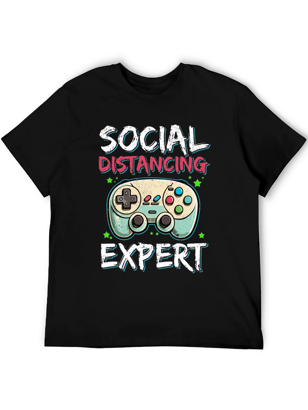 Social Distancing Expert Gamer T-Shirt