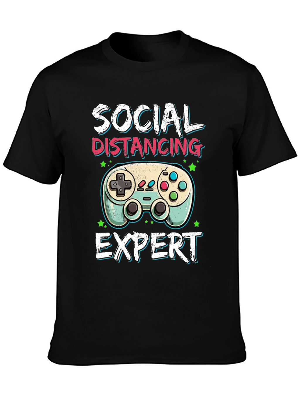 Social Distancing Expert Gamer T-Shirt