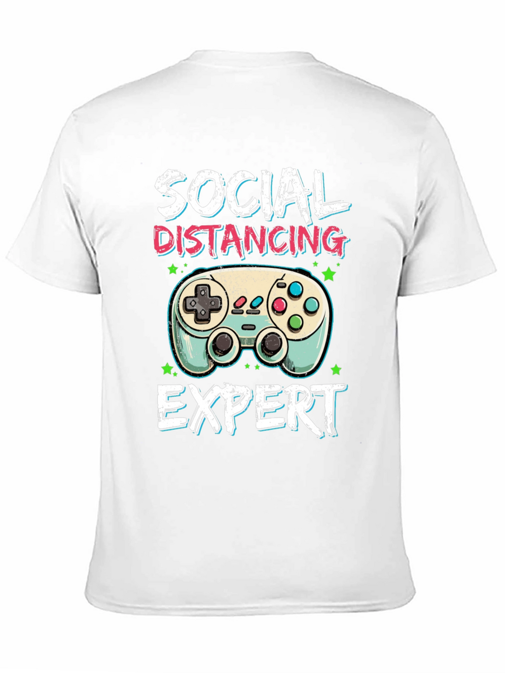 Social Distancing Expert Gamer T-Shirt