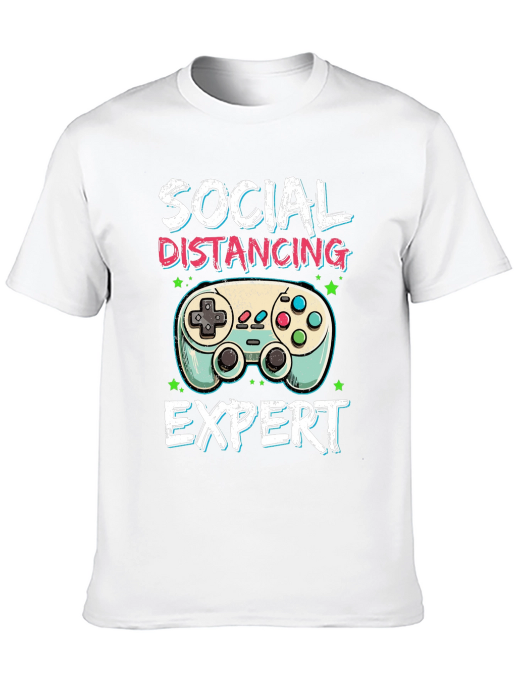 Social Distancing Expert Gamer T-Shirt