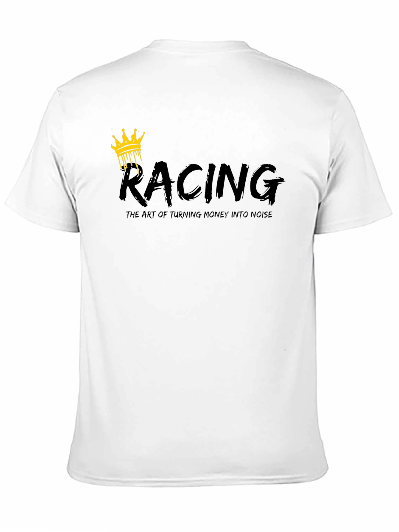 Racing Crown Graphic Black T-Shirt