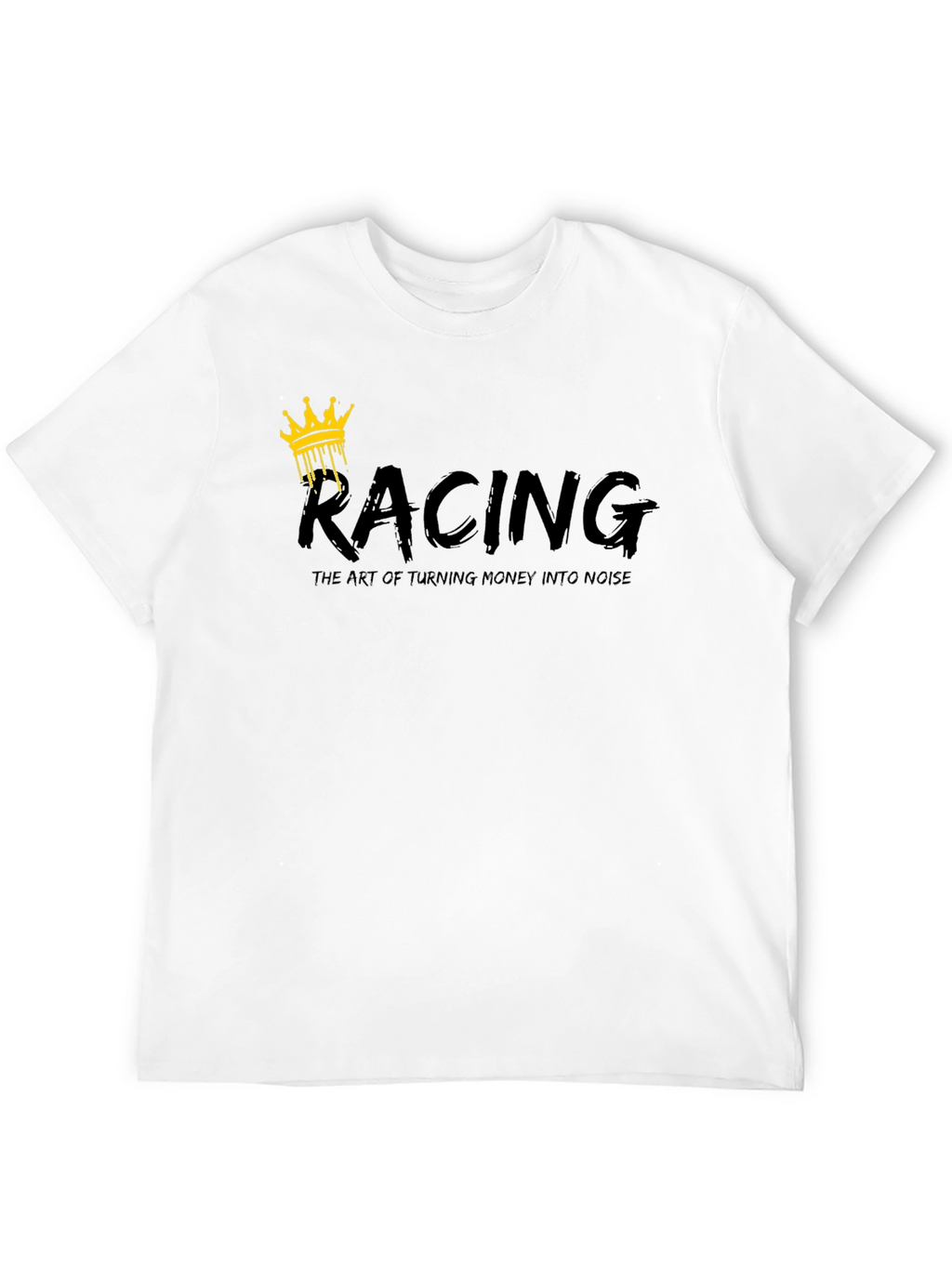 Racing Crown Graphic Black T-Shirt