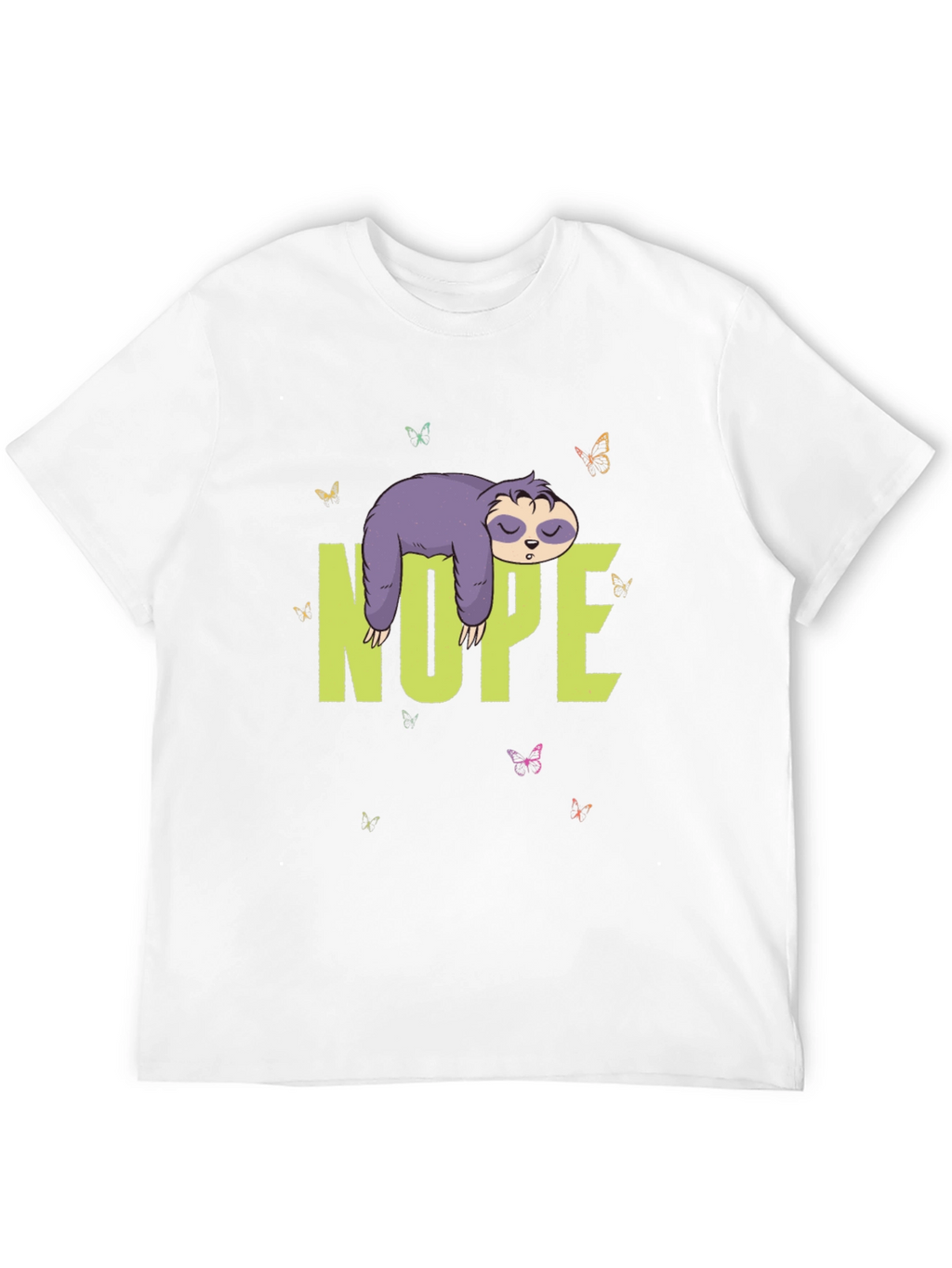 Nope Sloth T-Shirt - Lazy Days