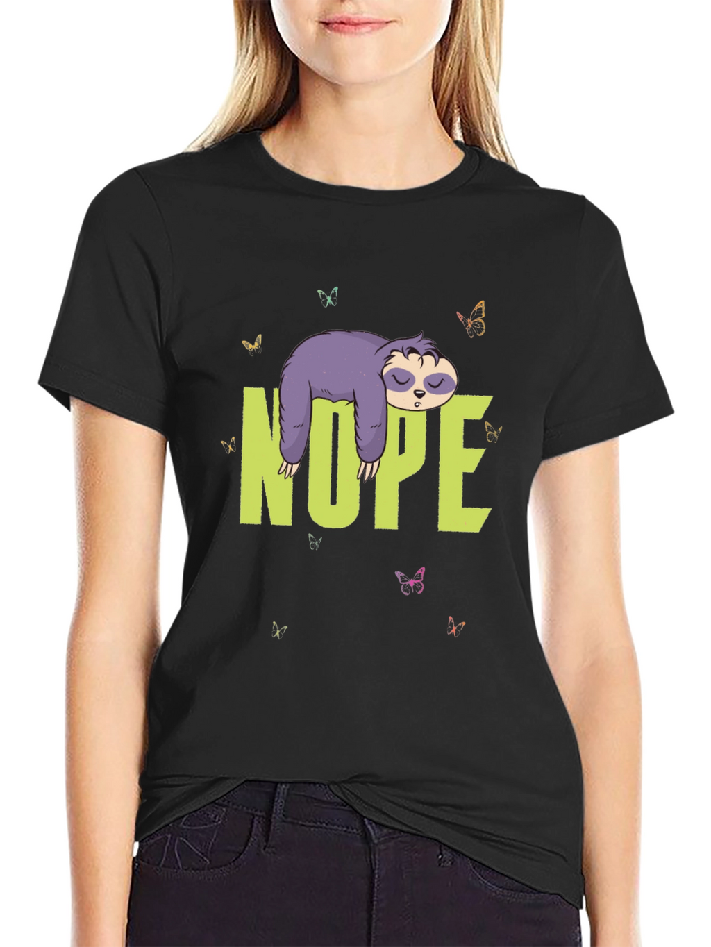 Nope Sloth T-Shirt - Lazy Days