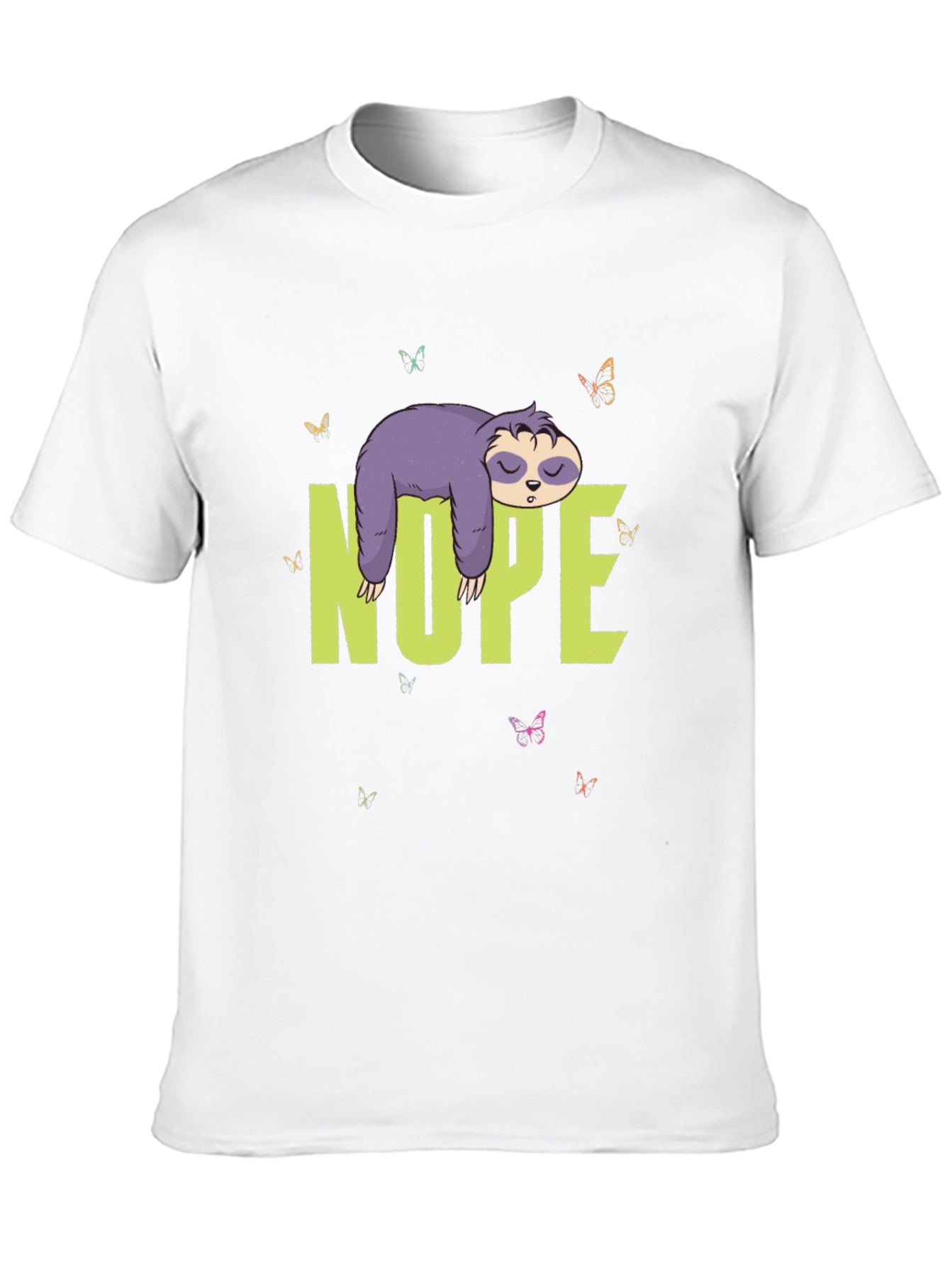 Nope Sloth T-Shirt - Lazy Days