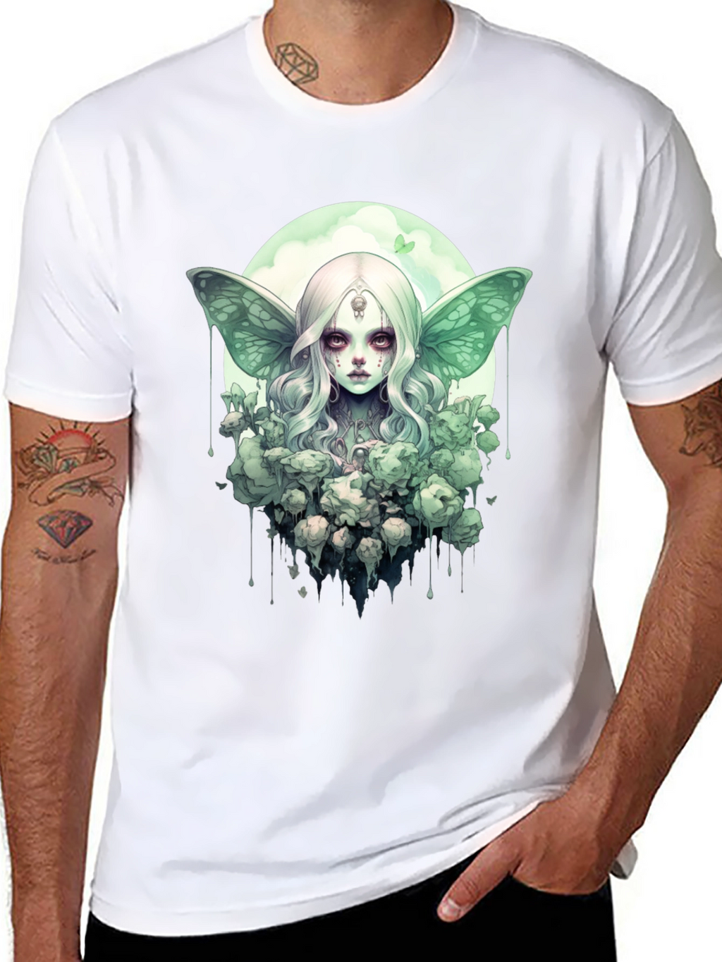Gothic Fairy T-Shirt - Unique Dark Fantasy Tee