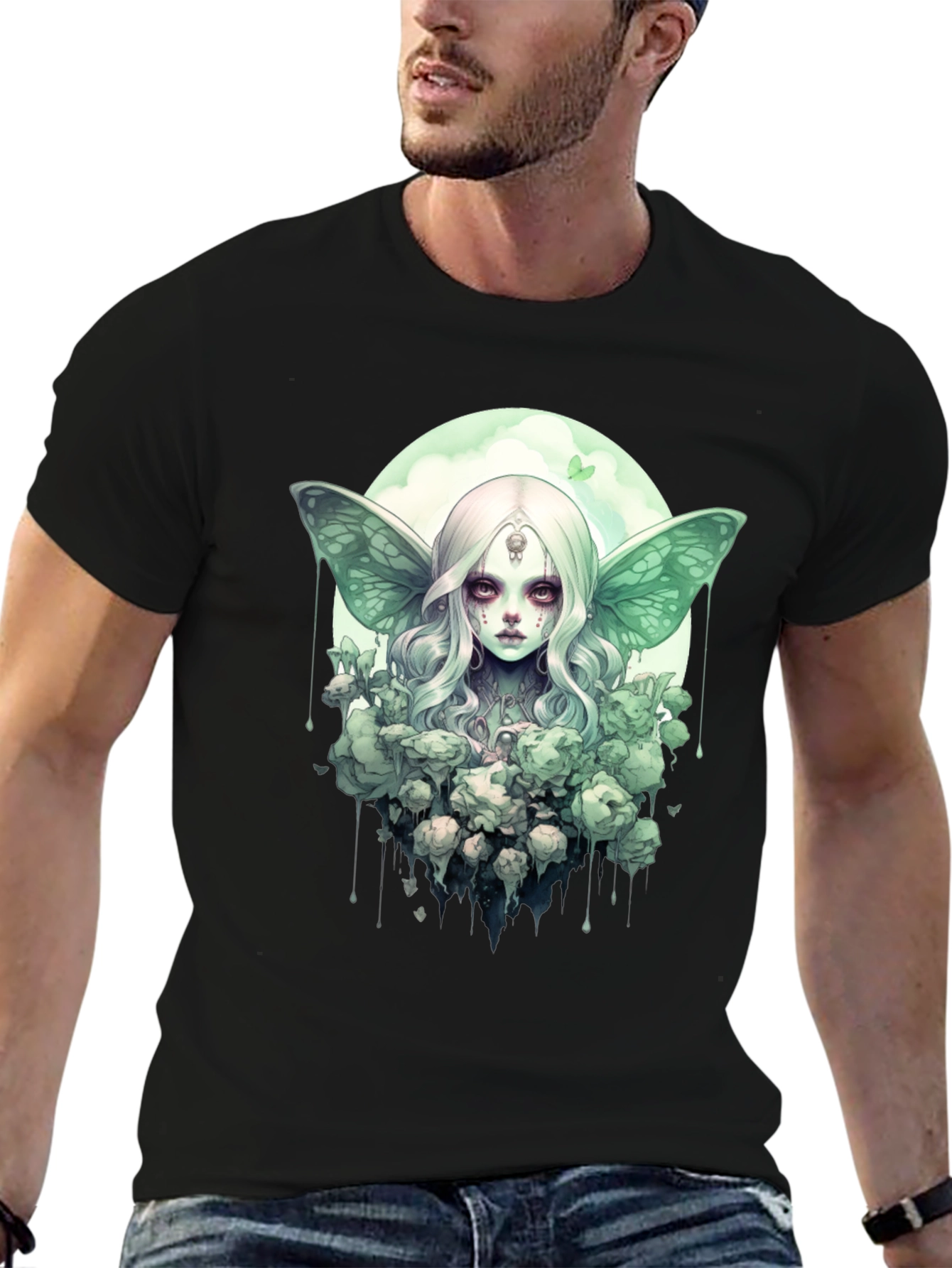 Gothic Fairy T-Shirt - Unique Dark Fantasy Tee